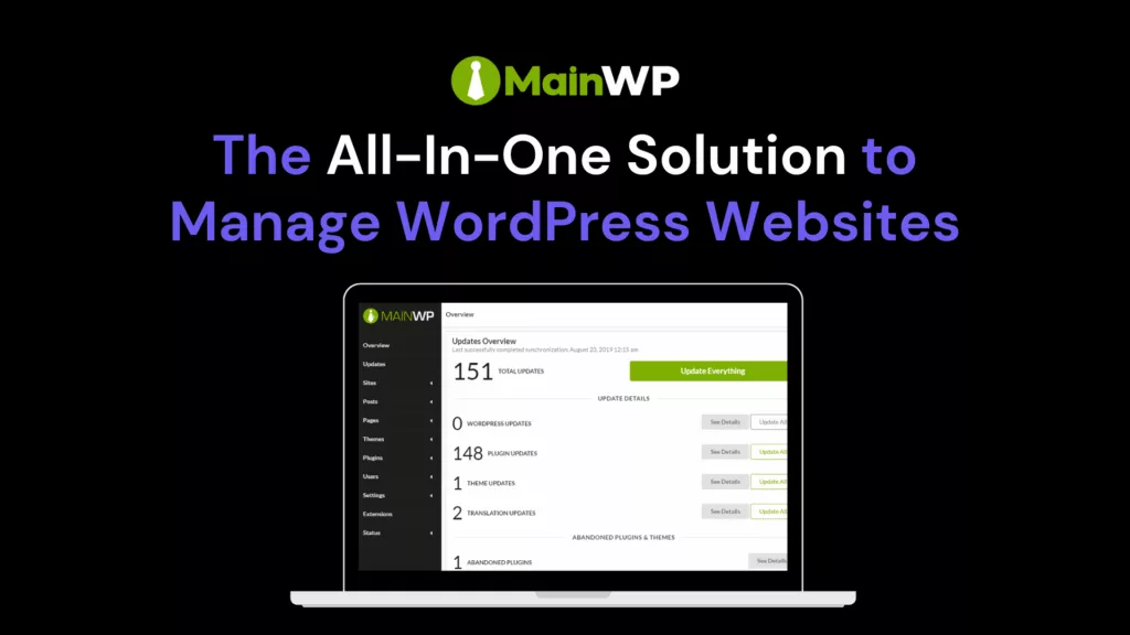 MainWP – The All-In-One Solution to Manage WordPress Websites