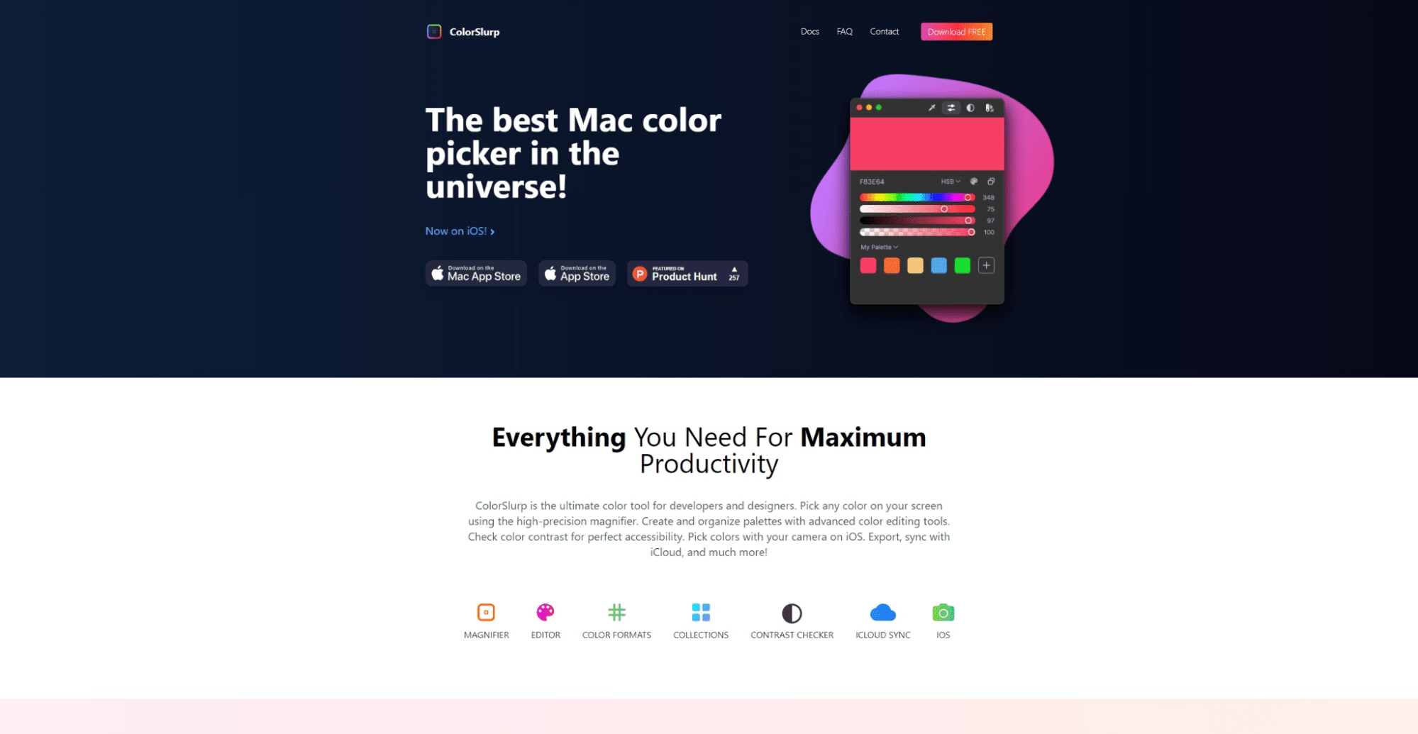 colorslurp homepage