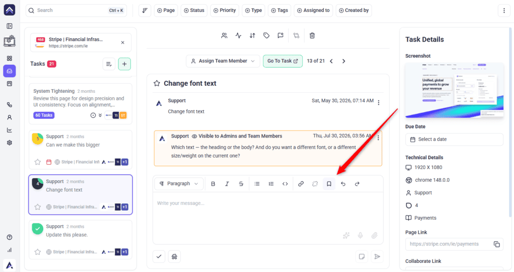 Canned Response Templates panel with a search box and Use Template button