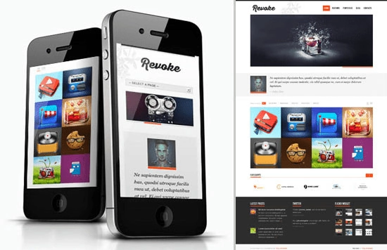 one of 35 examples of responsive online portfolios by ibrandstudios